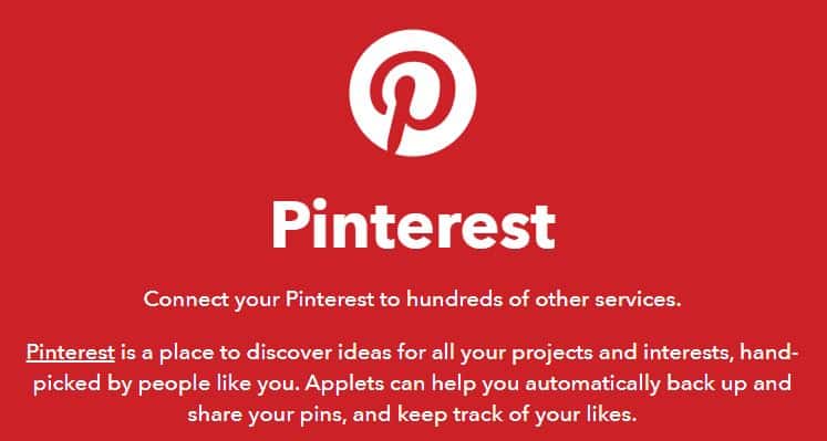 Tools for Pinterest Manager: IFTTT
