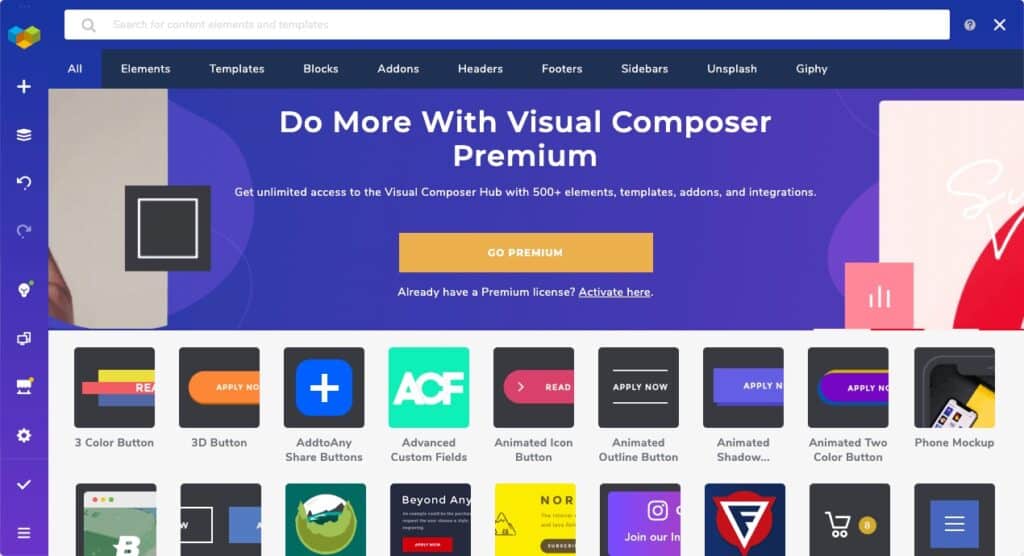 WordPress Best Website Builder: Visual Composer