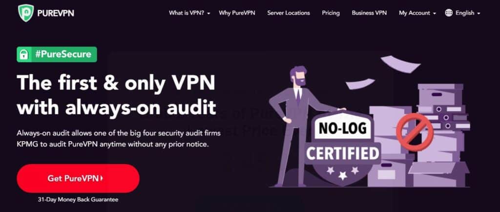 Best VPN for Streaming & WFH: PureVPN